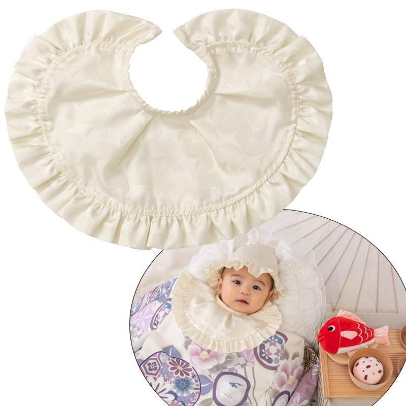 よだれかけ ポリ アイボリー ワイヤー型 中国製