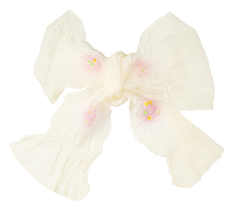 女の子兵児帯 ナイロン 白