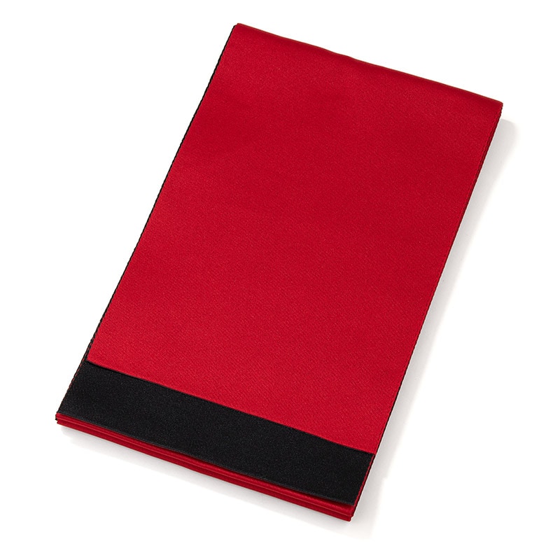 女子袴下帯 ポリ リバーシブル 赤/黒