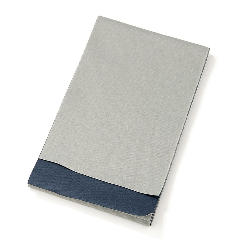 女子袴下帯 ポリ リバーシブル グレー/紺 