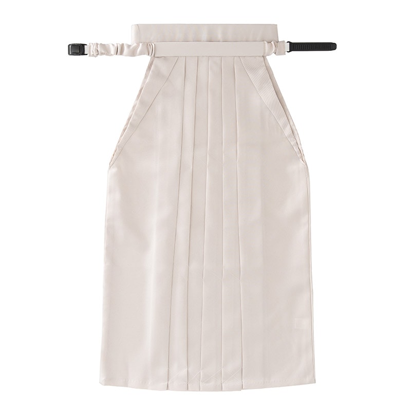 ジュニア女の子簡易袴 ライトグレー 無地 中国製