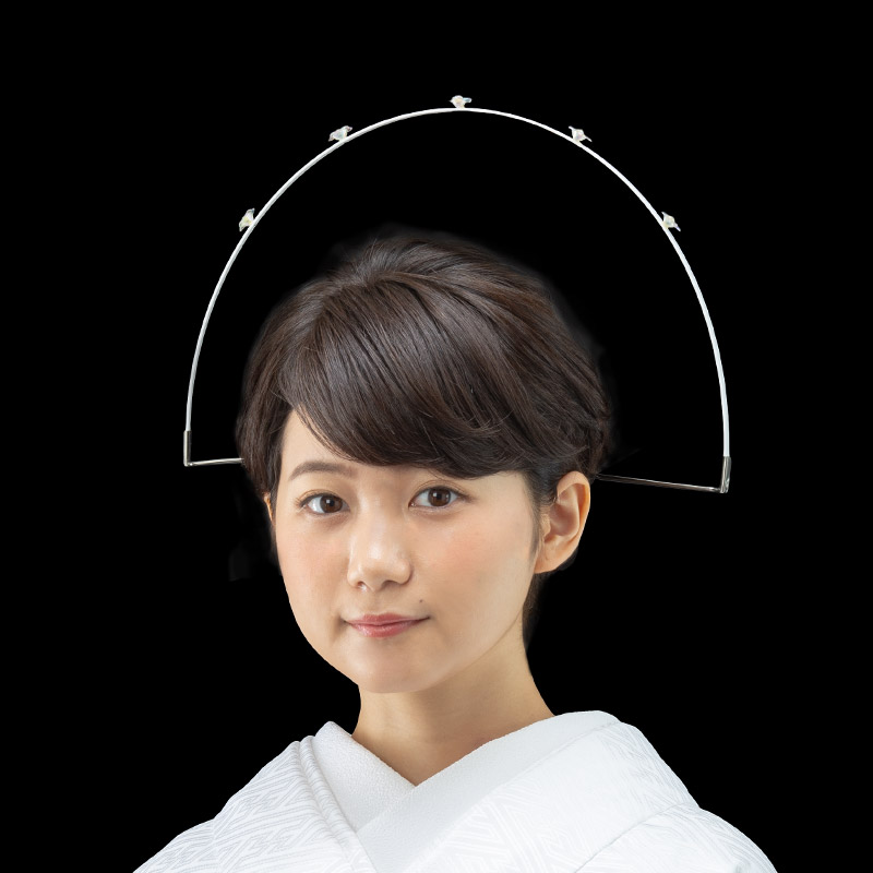 綿帽子 洋髪ちりめん用 サポートセット サンプル処分品 