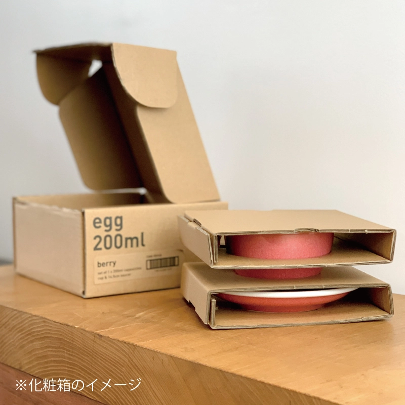 春夏カラー】Egg Cappuccino Cup＆Saucer / 200ml