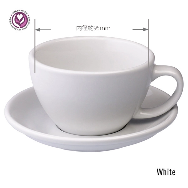Egg Cafe Latte Cup＆Saucer / 300ml