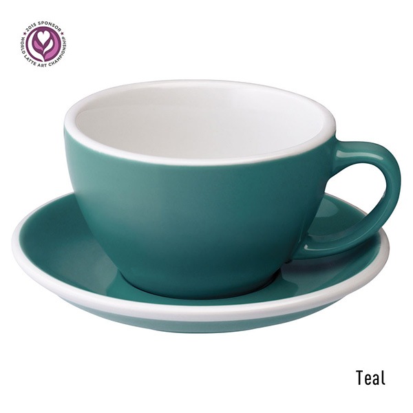 【税込】 Egg 300ml / Cup＆Saucer Latte Cafe ピンズ・ピンバッジ・缶バッジ