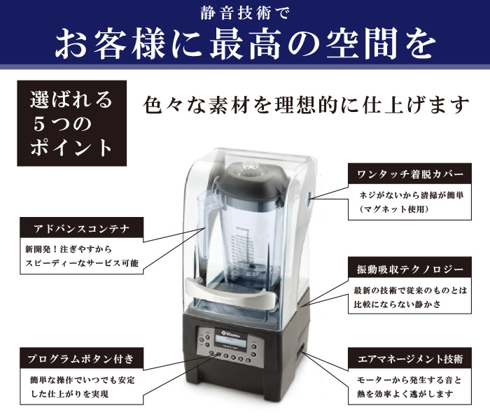Vitamix サイレントブレンダー 2019年製 美品 送料込 Vitamix サイレントブレンダー / #69734-ABCB