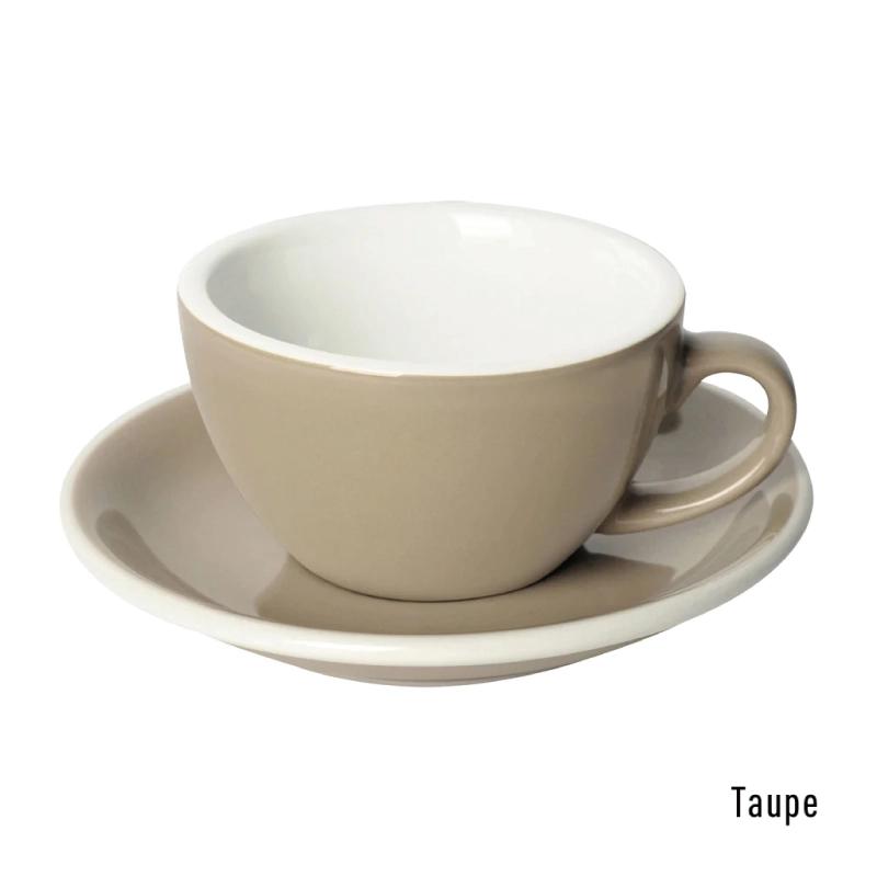 秋カラー】Egg Cappuccino Cup＆Saucer / 200ml