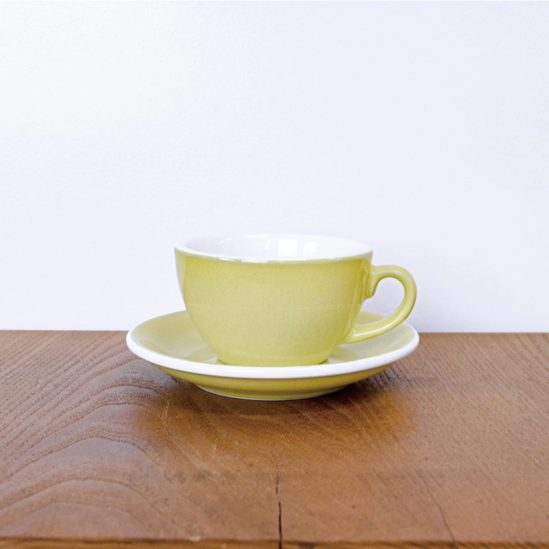 秋カラー】Egg Cappuccino Cup＆Saucer / 200ml