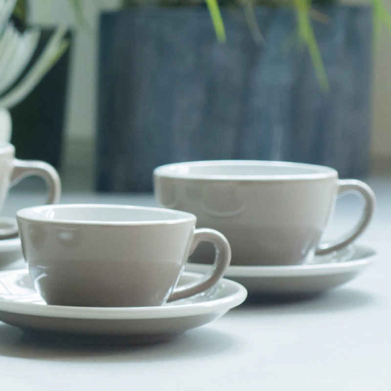 イムサエム　スープカップ＆ソーサー 秋カラー】Egg Cappuccino Cup＆Saucer / 200ml