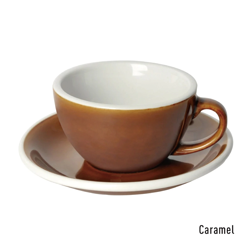秋カラー】Egg Cappuccino Cup＆Saucer / 200ml