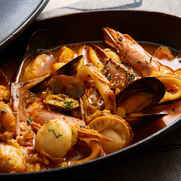 サルスエラ（バルセロナ風魚介のブイヤベース）