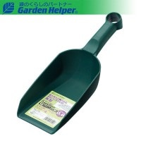園芸用 スコップ シャベル 角型 プラスチック スコップ（Ｍ） 容量0.6リットル Garden Helper PS-20M 園芸用品 ガーデニング 寄せ植え プランターの土入れに