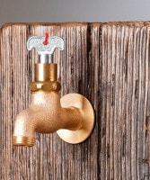 蛇口 立水栓 水栓柱に取付けガーデニング キー付き蛇口 ガーデン蛇口 水回り フォーセット
