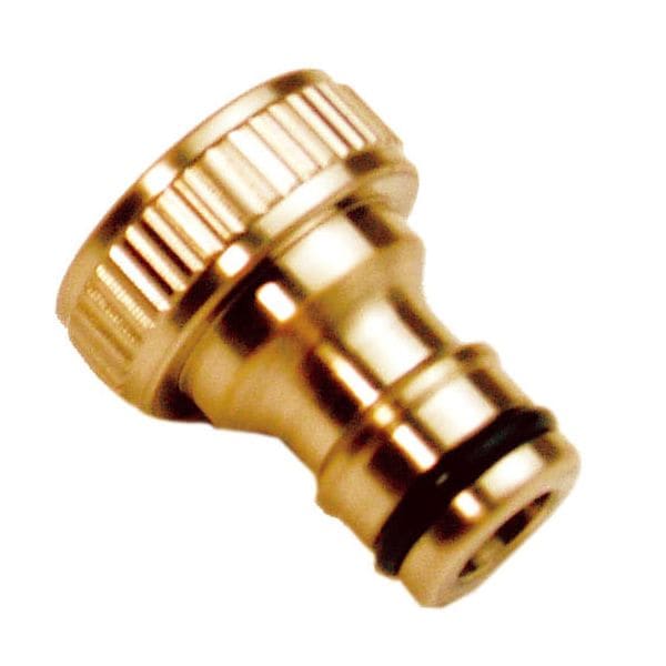 蛇口 部品 立水栓 水栓柱に蛇口先端金具 ホースアダプター 真鍮