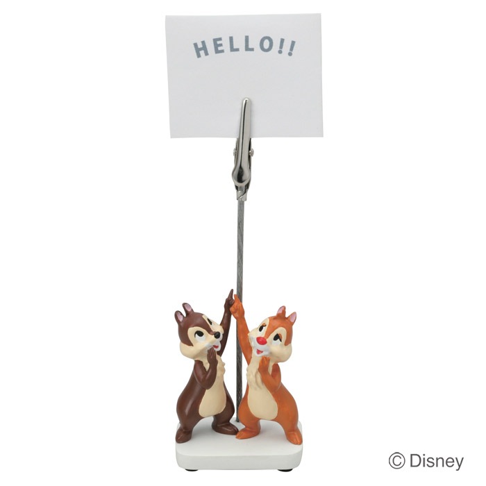文具 かわいい 卓上 メモホルダー ディズニー チップ＆デール メモ