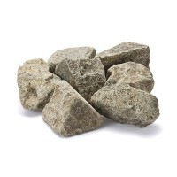 ゴロタ石 砂利 庭  日本 天然石 淡黄ゴロタ 20kg/袋 花壇 直径100〜200mm内外 diy 玄関 アプローチ