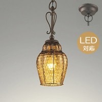 玄関照明 照明 LED 玄関 照明 屋外 門柱灯 門灯 外灯 ポーチライト 照明 ペンダントライト OP034265LR 外灯 ガラス 照明器具 おしゃれ E17 LED電球クリアミニクリプトン形 4