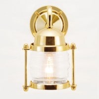 玄関照明 玄関 照明 LED 門柱灯 門灯 外灯 屋外 マリンライト BR1710 CL LE クリアガラス レトロ ブラケット 照明器具 おしゃれ
