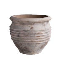 プランター 植木鉢 テラコッタ アンティーク調ポット テラアストラ リゲル 42×37cm