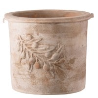 プランター 植木鉢 テラコッタ鉢 オリーブポット ラウンド アンティコ 50×45cm ガーデニング園芸用品