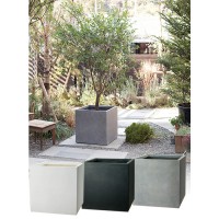 プランター 植木鉢 大型 ファイバープランター ベータ 55×55×55cm ガーデニング 園芸用品