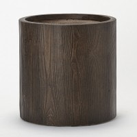 プランター 植木鉢 大型 ファイバープランター アルファ ウッド 36×36cm ガーデニング 園芸用品