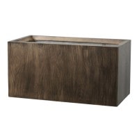 プランター 植木鉢 大型 ファイバープランター ラムダ ウッド 80×40×40cm ガーデニング 園芸用品