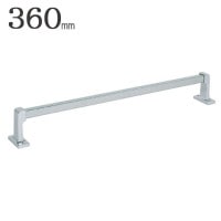 タオル掛け 洗面所 壁 キッチン トイレ おしゃれ ステンレス ZDC 研磨 クロームメッキ 16角 360 タオルハンガー タオルバー タオルレール ねじ式