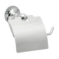 トイレットペーパーホルダー おしゃれ 真鍮 高級 TPH SB CR クロームメッキ仕上げ シルバー 銀 幅116mm