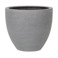 プランター 大型 植木鉢 円形 ファイバー強化ポリストーン 鉢 おしゃれ マグナス ラウンド グレー 直径590×高さ515 穴あり ガーデニング 園芸用品
