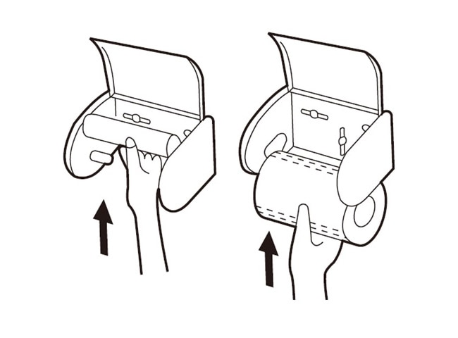 トイレットペーパーホルダー おしゃれ ABS樹脂 ホワイト 白 W170×H84