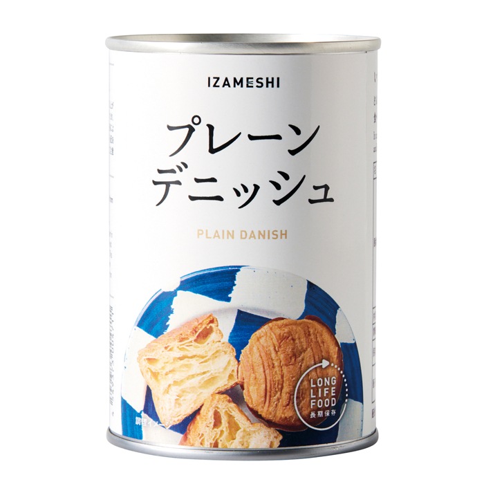 非常食 セット 備蓄 食糧 災害 食料 防災食 プレーンデニッシュ  パン 缶入り 1缶単位 353kcal 長期保存 ３年保存 IZAMESHI イザメシ 日本国産 地域 自宅 食卓 オフィス 事業