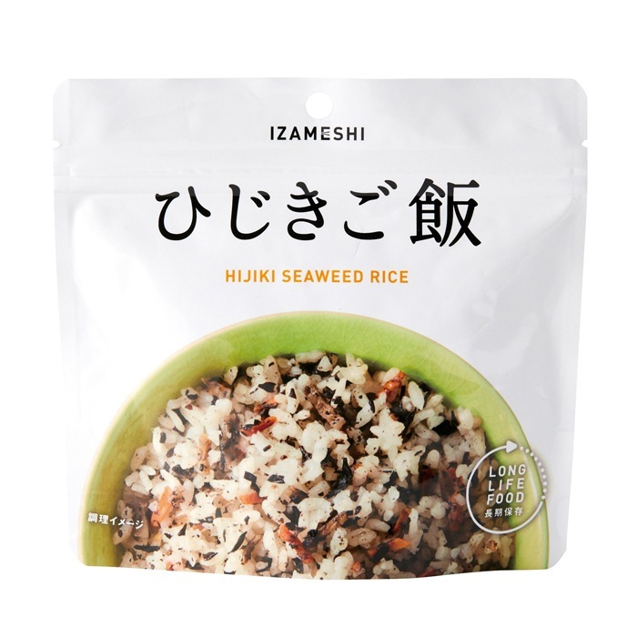 非常食 セット 備蓄 食糧 災害 食料 防災食 ひじきご飯 1袋単位 100g 375kcal 長期保存 ３年保存 IZAMESHI イザメシ 日本国産 地域 自宅 食卓 オフィス 事業所 事務所 地