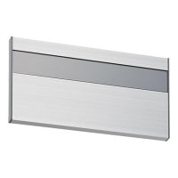 室名札 アルミニウム 表札 集合住宅 リフォーム室名札 KS-NR2A 横285×縦145×厚さ16mm 1台単位 ステンカラー 部屋番号別途 ナスタ 高級 マンション アパート 雑居ビル 部屋名 オ