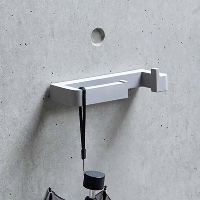 エントランスフック 玄関 多目的 フック アルミ 傘掛け リードフック