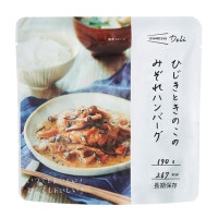 非常食 セット 備蓄 食糧 災害 食料 防災食 ひじきときのこのみぞれハンバーグ 1袋単位 190g 267kcal 長期保存 3年保存 IZAMESHI イザメシ 日本国産 地域 自宅 食卓 オフィ