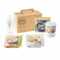 非常食 セット 備蓄 食糧 災害 食料 防災食 ヘルシーセット 4食と保存水 1箱セット単位 長期保存 3年保存 IZAMESHI イザメシ 日本国産 地域 自宅 食卓 オフィス 事業所 事務所 地域