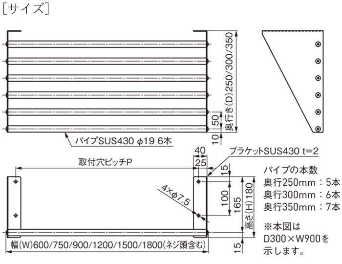 ڤå ƥ쥹 ڤê PPѥê 1ʥ 1500߱300߹⤵180mm 1ñ ž夲 SUS430 ̼Ǽ ˼ ̳ å     ƻ  ե饤ѥ  ʪ ʪ֤