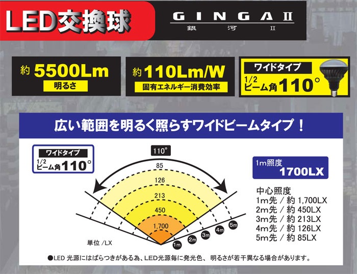 ����� �ŵ� �� led �ŵ� 100v GINGA2 50W ������ Ķ�⵱�� ����E39 ����� ����饤�� ���� �饤�� ���۸��� �����ȥɥ�