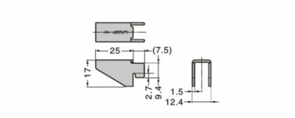 ê�������  ���ƥ�쥹 ������ ê�� SPHL-25 �إ����饤�� 12.4mm��25mm��17mm 40��ñ�� �Ѳٽ� 150kgf �������� ê���
