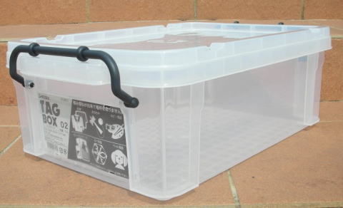 ��Ǽ�ܥå��� ��Ǽ������ �ե��դ� �ץ饹���å��� �����ܥå���02 Ʃ���ʥ��ꥢ�� ����291�߱���435�߹⤵158mm 1��ñ�� �ץ졼����