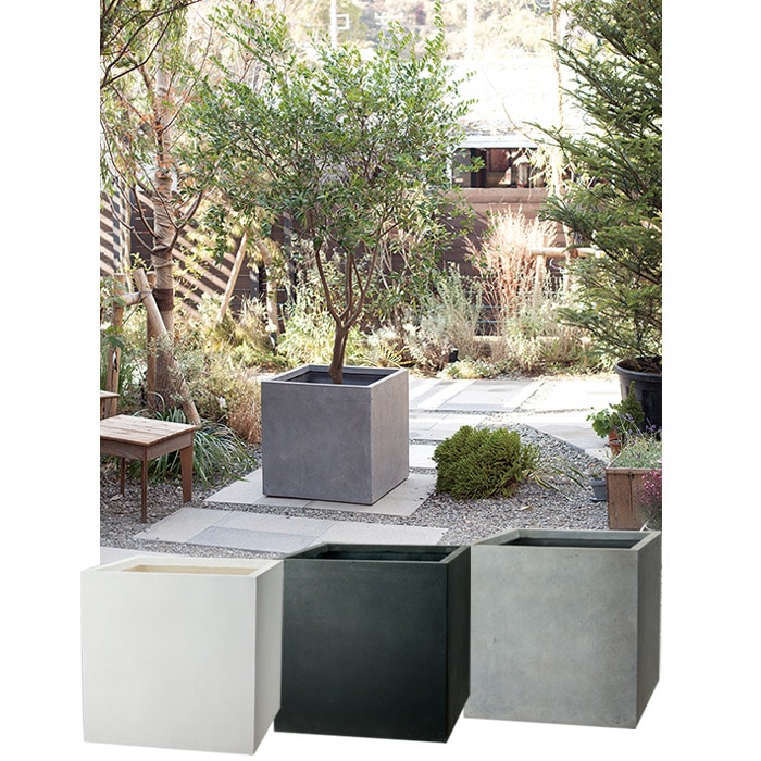 プランター 植木鉢 大型 ファイバープランター ベータ 65×65×65cm