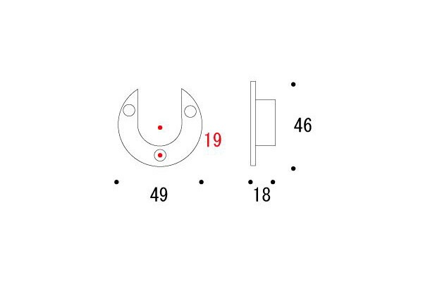ѥ  ѥץ祤 å ץ󥿥 ⿧ ᤭ž夲 49߹⤵46߱18mm 19mmѥб 1ñ ƥ ѥ׼ ݤ ƥꥢ ե ȥ꡼  ե 繩 Բġ