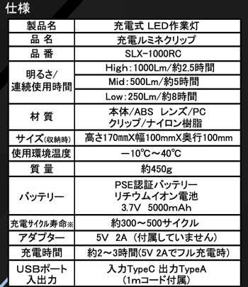 led ����� ���ż� ��ߥͥ���å� SLX-1000RC LED����� ����å��� ���� 8�楻�å� USB�����֥��� 1000lm ������।�������� �ȼ� ����饤�� ���� �饤�� ���۸��� �����ȥɥ� ������ �ɺ� ���� ��� ���� DIY