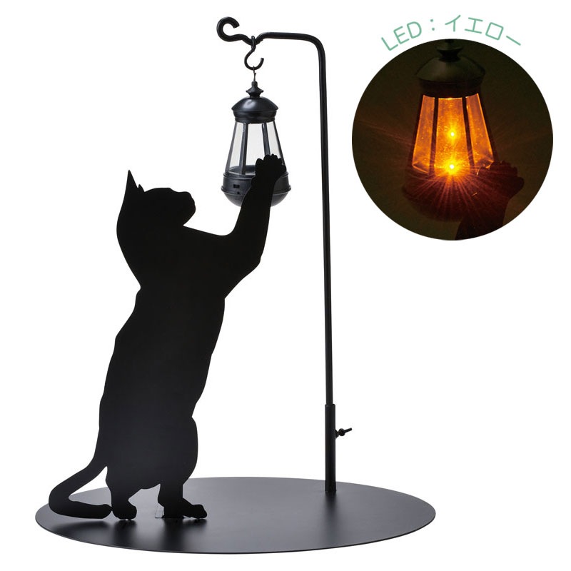 �����顼�饤�� ���� �ɱ����� ͶƳ�� LED �����ǥ�饤�� �����󥵡��� ���� Tree��Cat ���륨�åȥ����顼 ����å� ǭ ��43�߱���30�߹⤵53cm 1��ñ�� ��Ω�� ���� �� ���� ����ȥ�� ���� ���� �� ������� �������