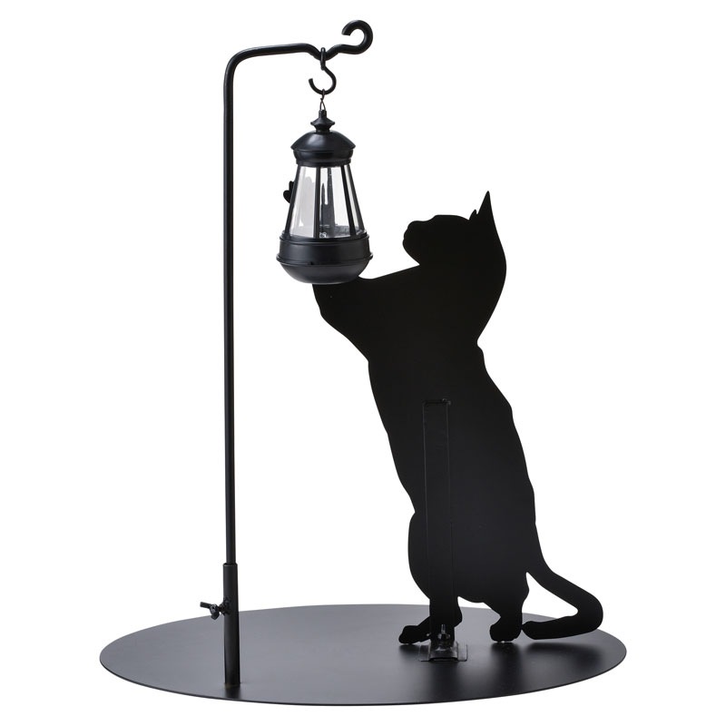 �����顼�饤�� ���� �ɱ����� ͶƳ�� LED �����ǥ�饤�� �����󥵡��� ���� Tree��Cat ���륨�åȥ����顼 ����å� ǭ ��43�߱���30�߹⤵53cm 1��ñ�� ��Ω�� ���� �� ���� ����ȥ�� ���� ���� �� ������� �������