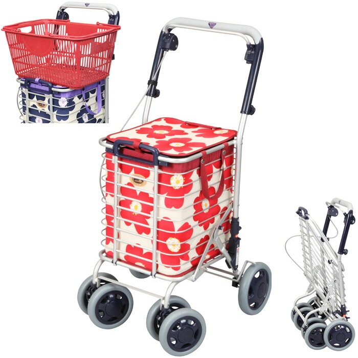 シルバーカー ネイビー 花柄 折りたたみ式 徹底比較】シルバーカーの