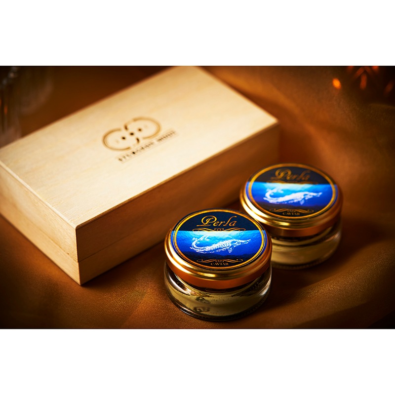 桐箱入り　キャビア30g　2個セット