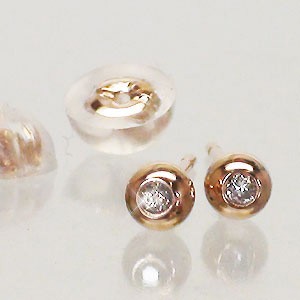 k18 丸玉ピアス 3mm 一粒ダイヤ ダイヤモンド 0.02ct スタッドピアス ソリティア 18金 18k イエロー ピンク ホワイトゴールド