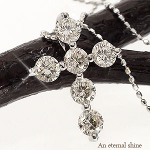 ダイヤ クロス 十字架ネックレス プラチナ900 ダイヤモンド 1ct ペンダント チェーン レディース ジュエリー アクセサリー プレゼント